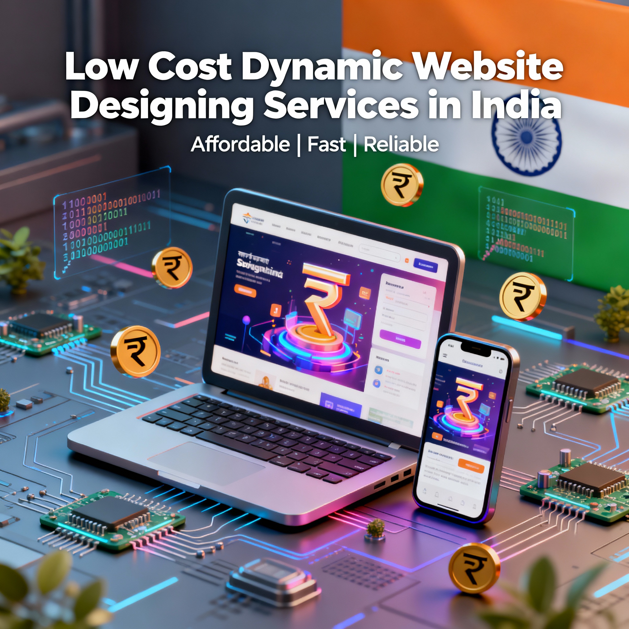 Low Cost Dynamic Website Designing Services in India