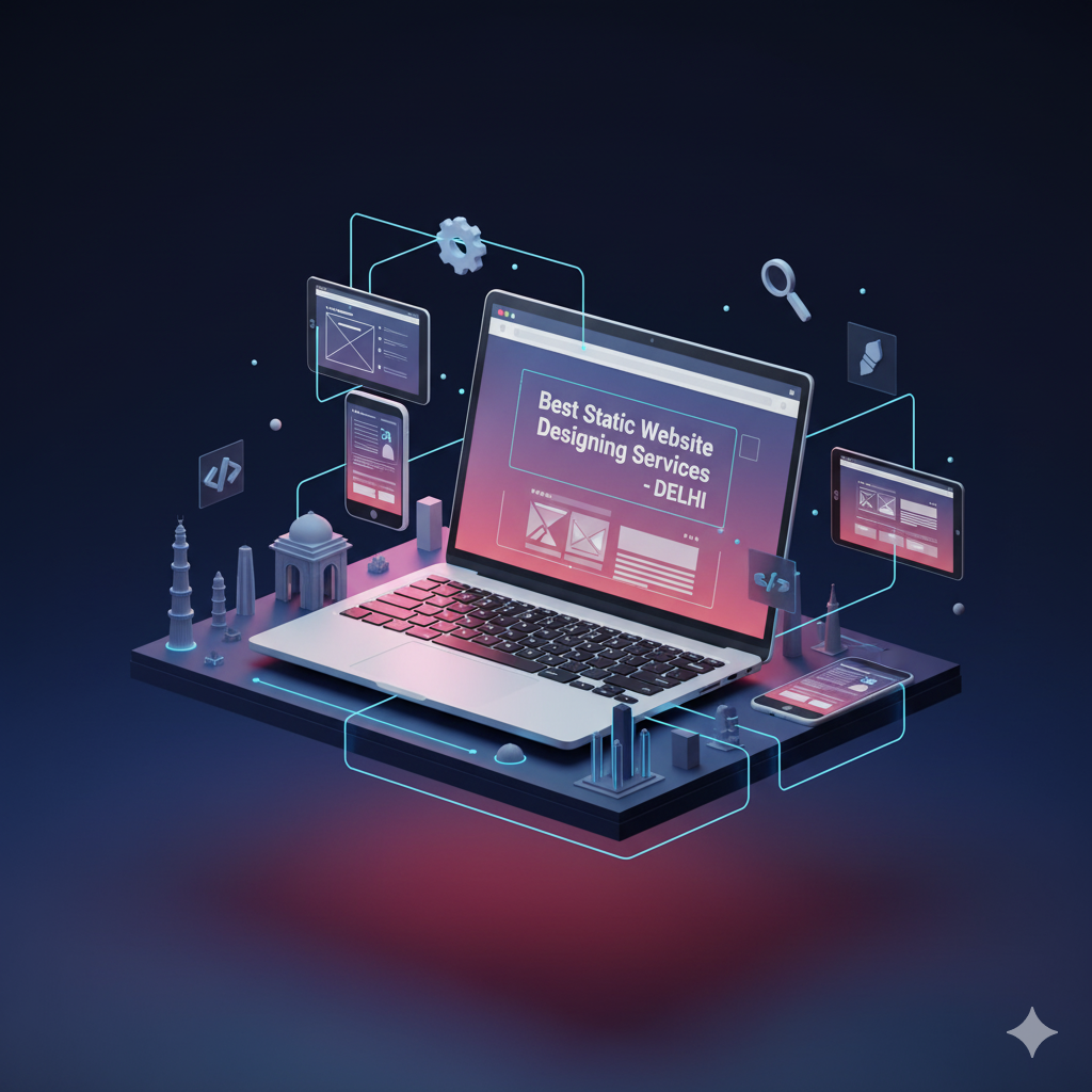 Best Static Website Designing Services in Delhi