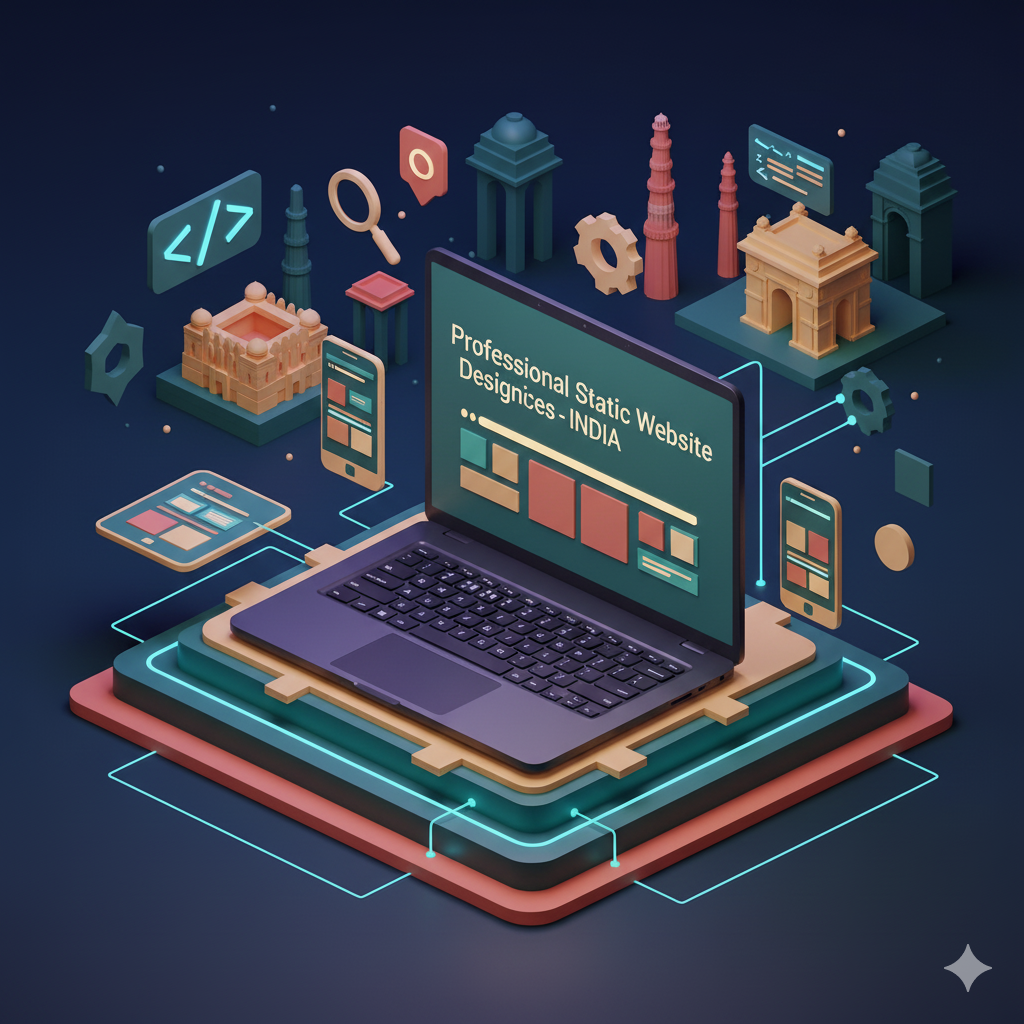 Professional Static Website Designing Services in India