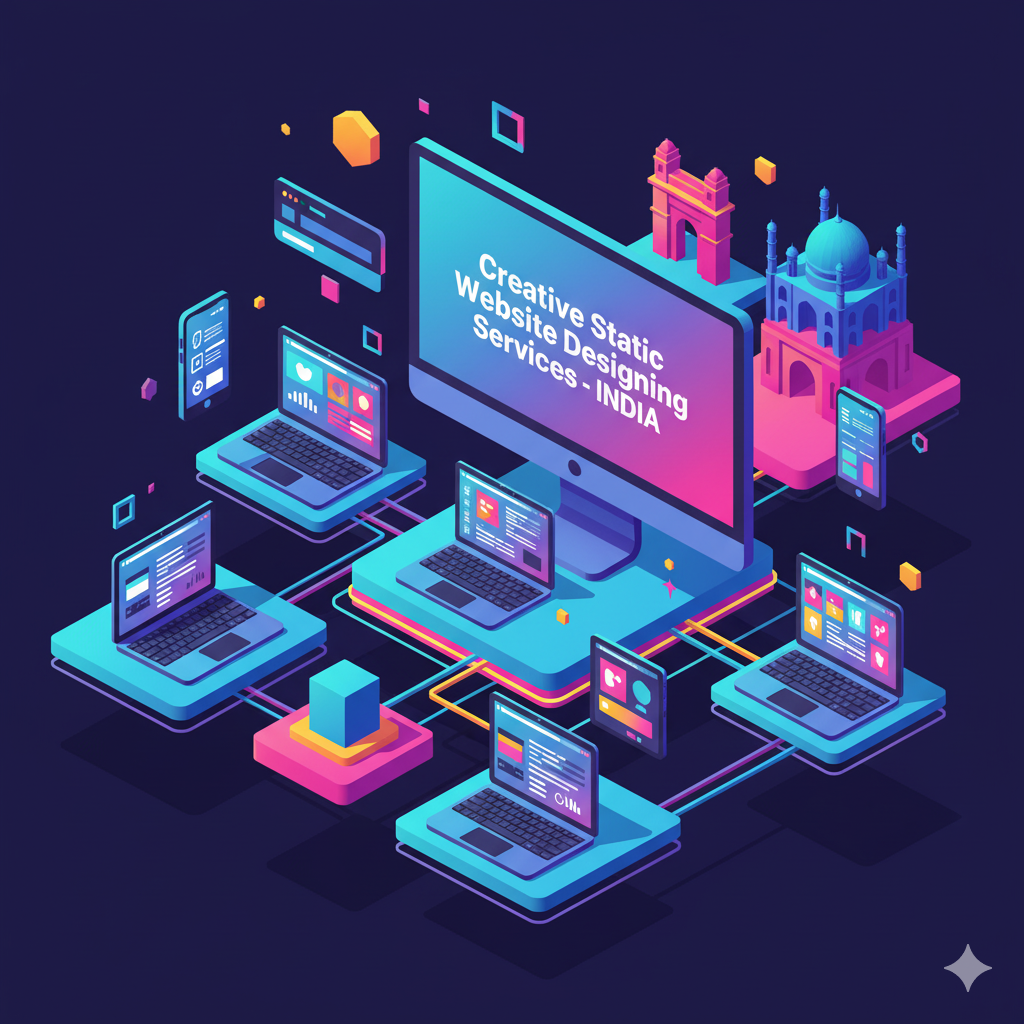 Creative Static Website Designing Services in India